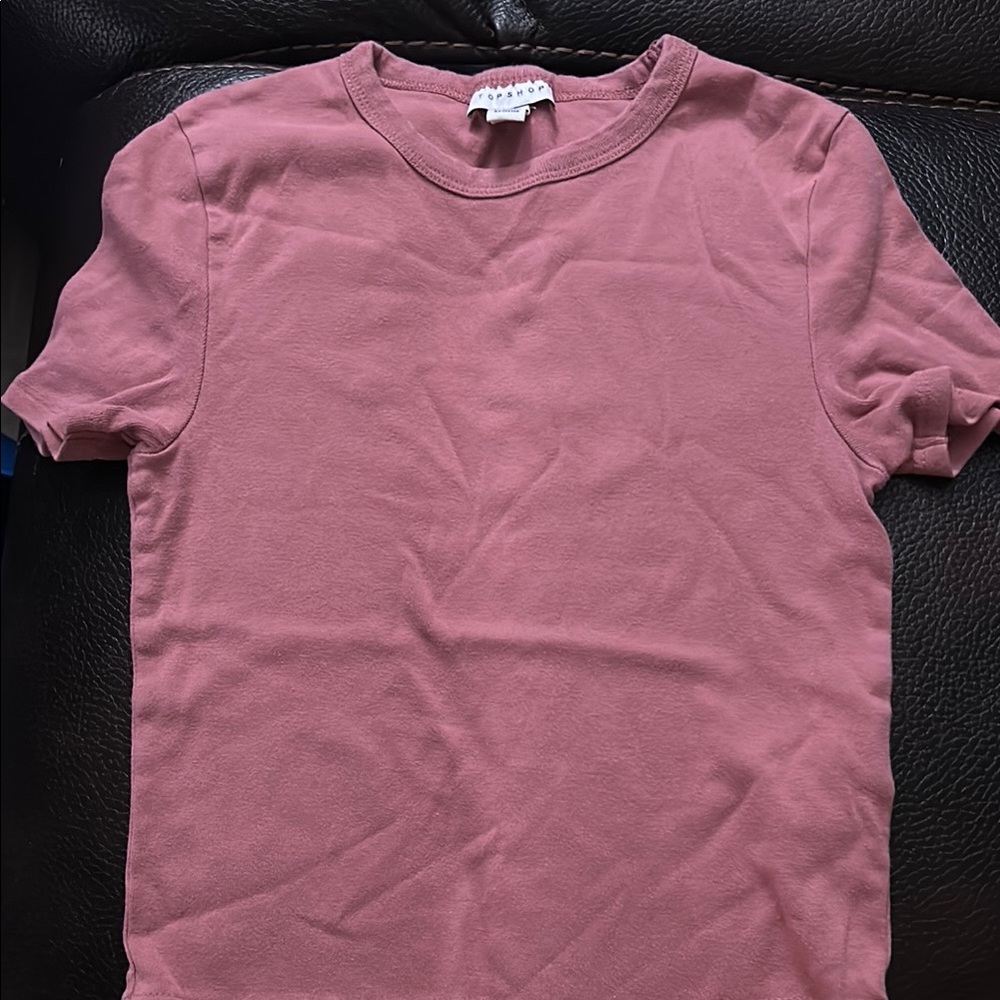 Topshop Dusty Rose Tee